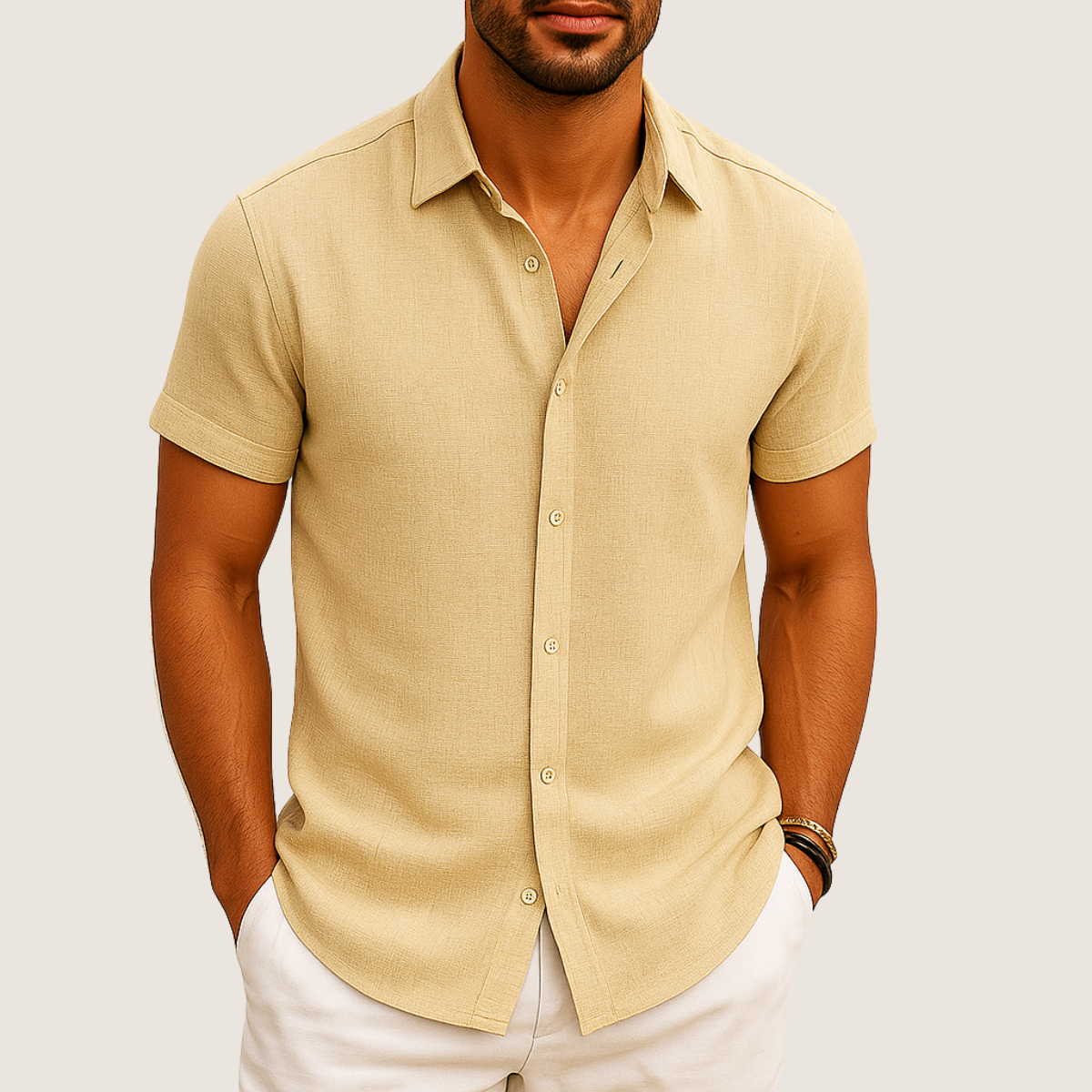 Jetta Chemise Lin & Coton – Coupe Ample et Confort Estival