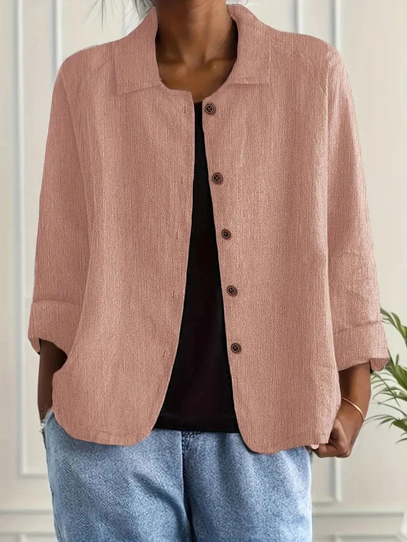 Veste Casual Femme à Boutons