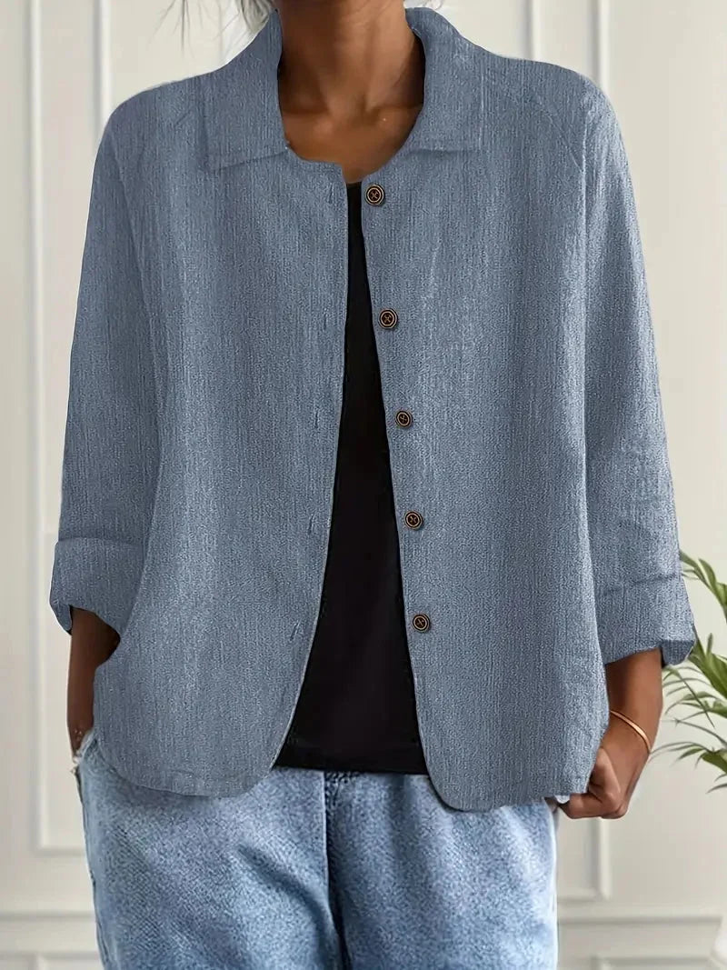 Veste Casual Femme à Boutons