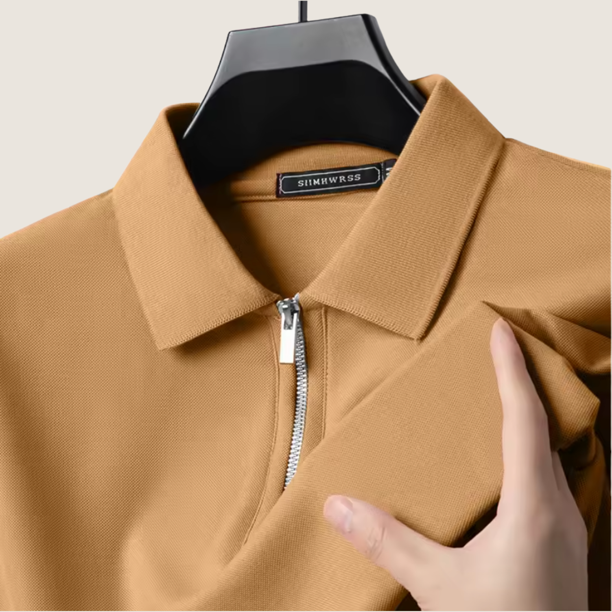 Jetta – Polo pour Homme avec Fermeture Éclair – Style Moderne & Confort Léger