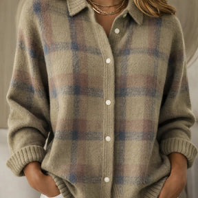 Jetta™ | Cardigan Rétro Check