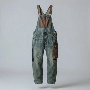Jetta Salopette en denim à empiècements contrastés