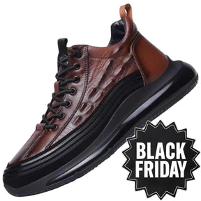 Chaussures de loisirs italiennes en crocodile imprimé avec coussin d'air pour hommes - JettaCroc™ - [BLACK FRIDAY] - [ACHETÉZ 1, RECEVÉZ 2]