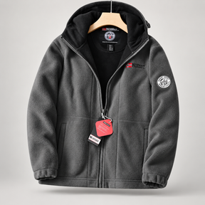 Veste à capuche pour hommes Nordwell™ – Veste sweat à capuche d'hiver brodée