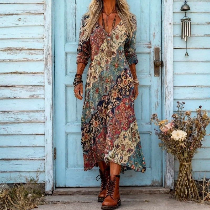Robe Fluide Femme Coupe Décontractée
