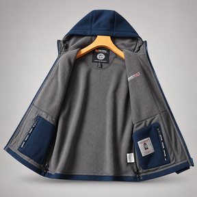 Veste à capuche pour hommes Nordwell™ – Veste sweat à capuche d'hiver brodée