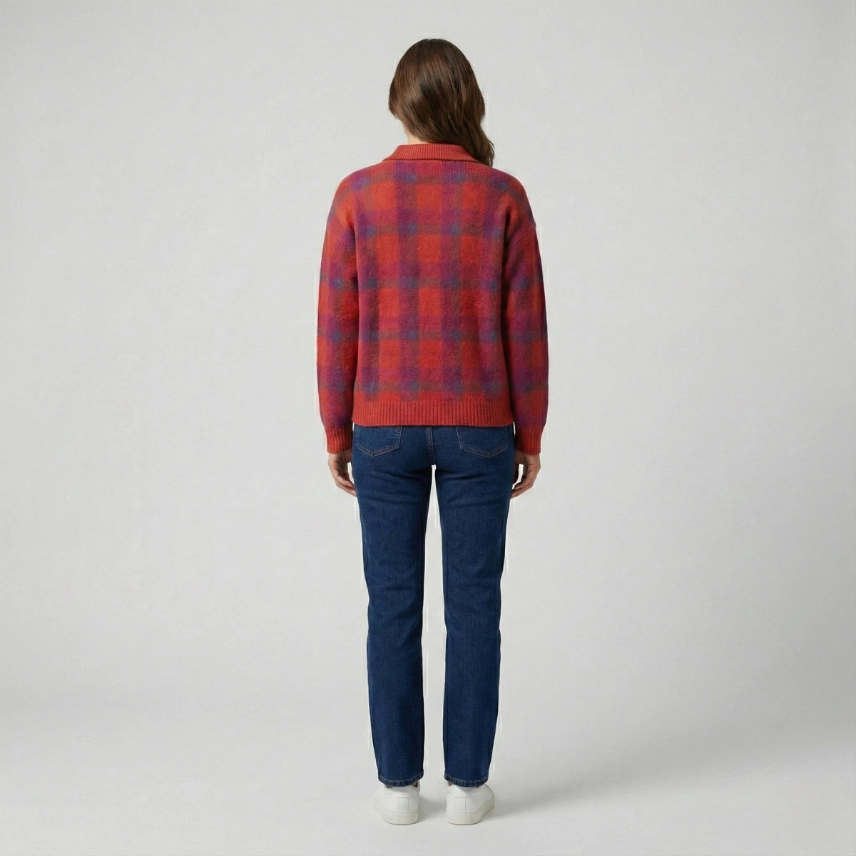 Jetta™ | Cardigan Rétro Check