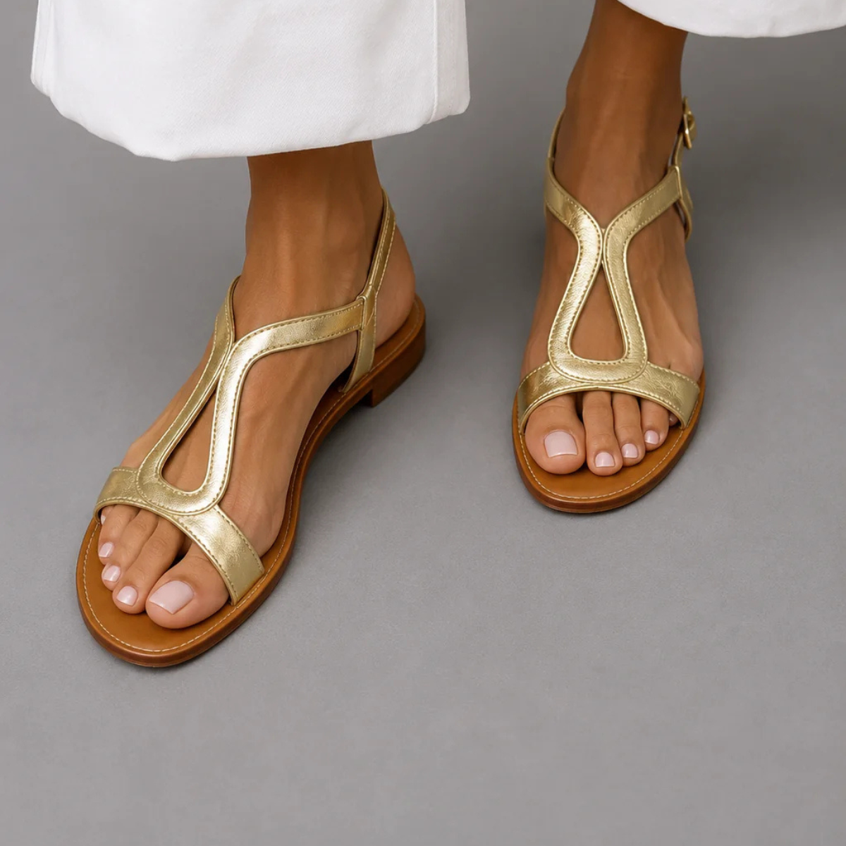 Ludovica™ | Sandales Plates Élégantes d’Été