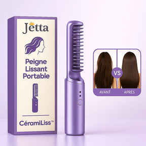 Jetta CéramiLiss™ | Peigne Lissant Portable