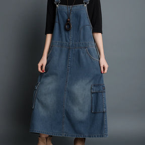 Jetta Robe chasuble en denim ample