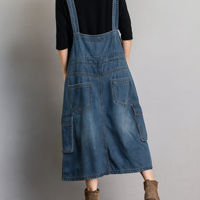 Jetta Robe chasuble en denim ample