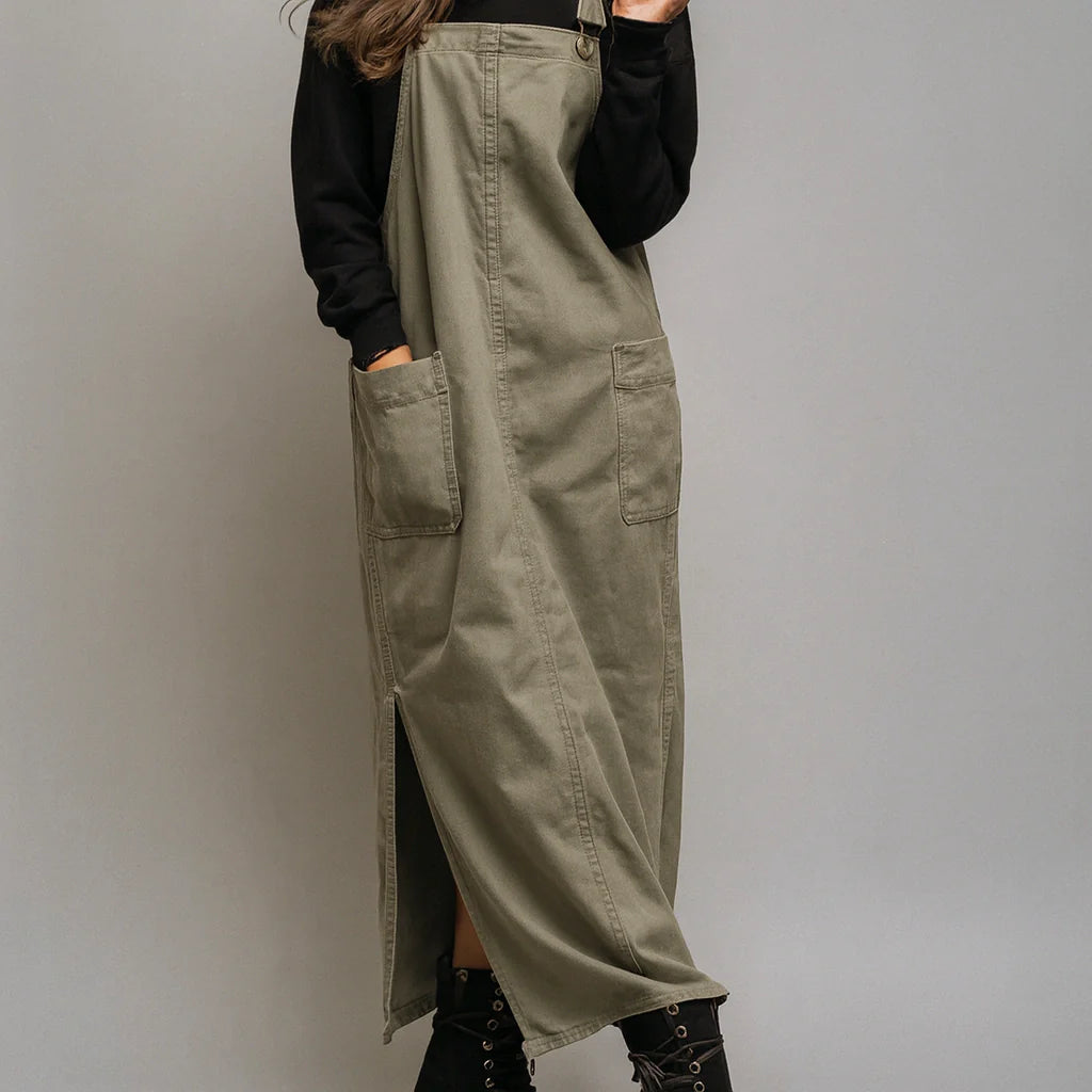 Jetta Robe chasuble décontractée Meadow avec fentes latérales