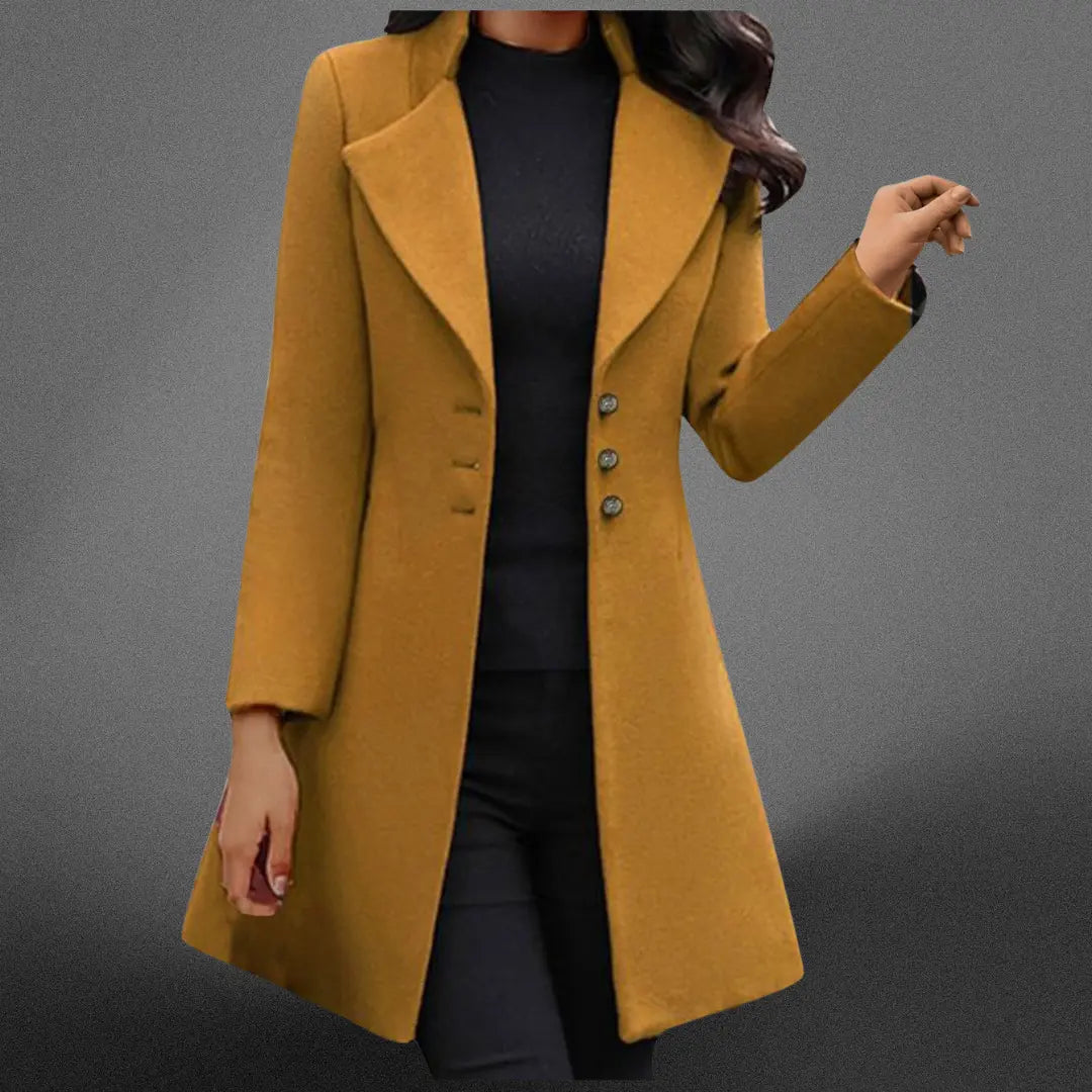Manteau Long en Laine Italienne Homme Déperlant