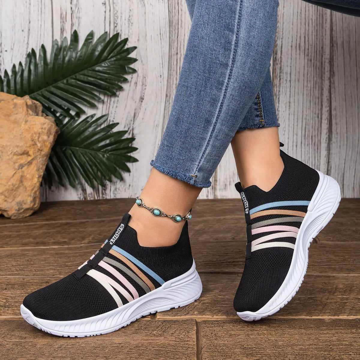 Claire™ │ Baskets confortables et antidérapantes