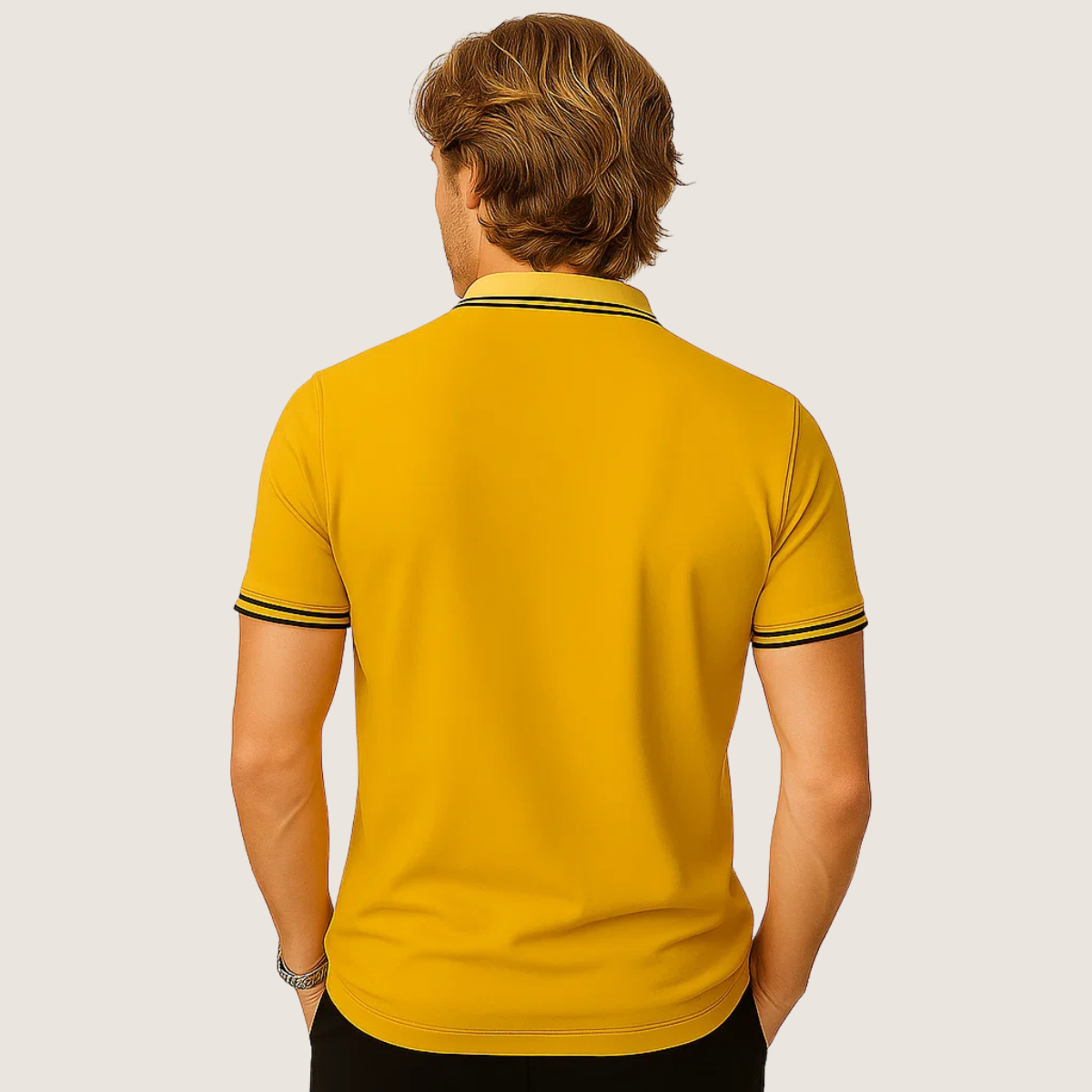 Jetta – Polo Homme avec Détails Contrastés