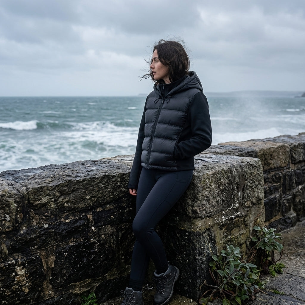 AeroPuff™ – Veste Hybride Matelassée Chaude, Coupe-Vent & Ultra-Légère
