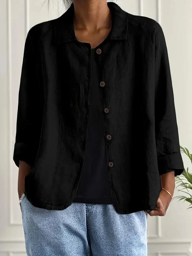 Veste Casual Femme à Boutons