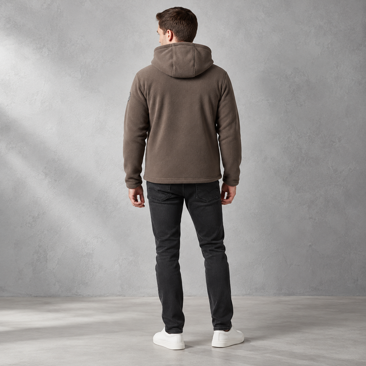 Veste à capuche pour hommes Nordwell™ – Veste sweat à capuche d'hiver brodée