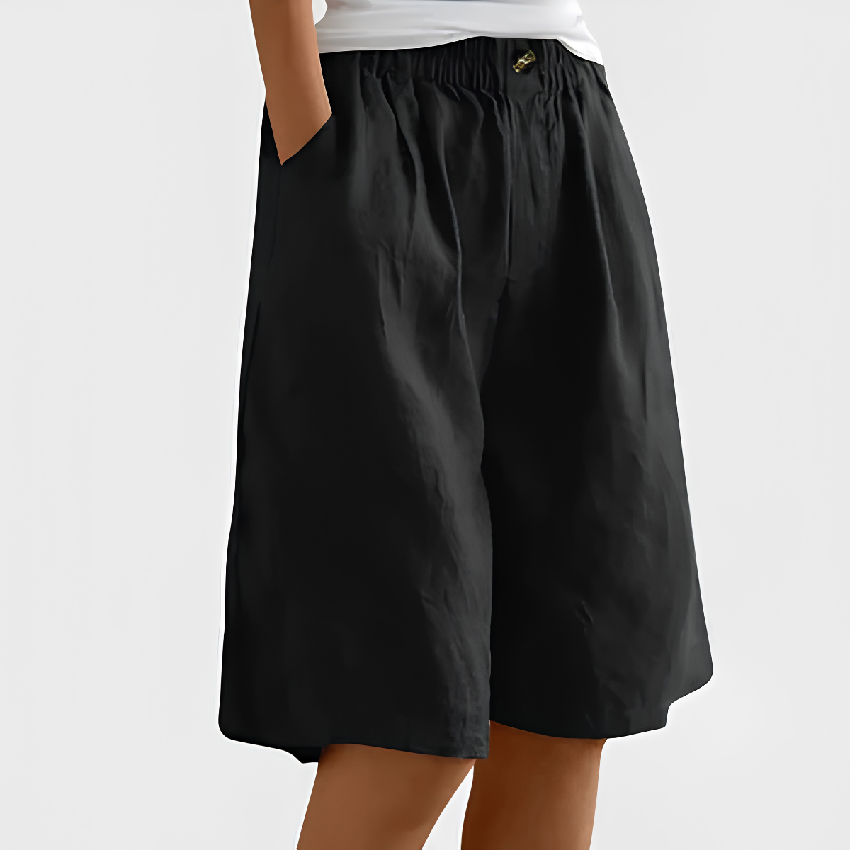 Ella™ | Short Ample et Fluide à Taille Élastique