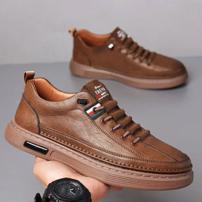 Baskets décontractées en cuir véritable Vinny