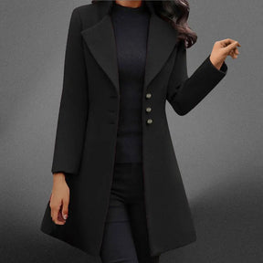 Manteau Long en Laine Italienne Homme Déperlant
