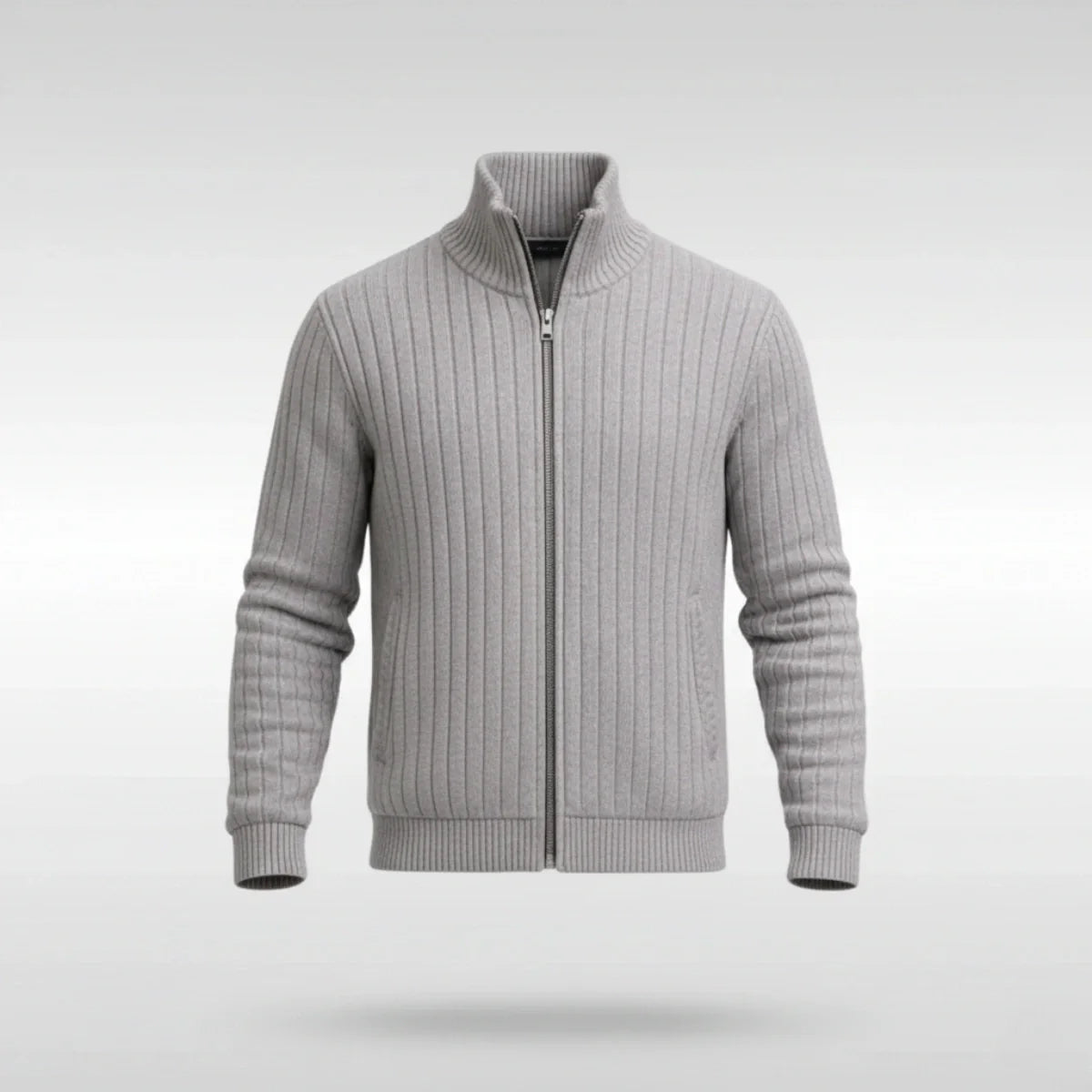 Jetta | Veste zippée classique élégante – RibbedWarm™