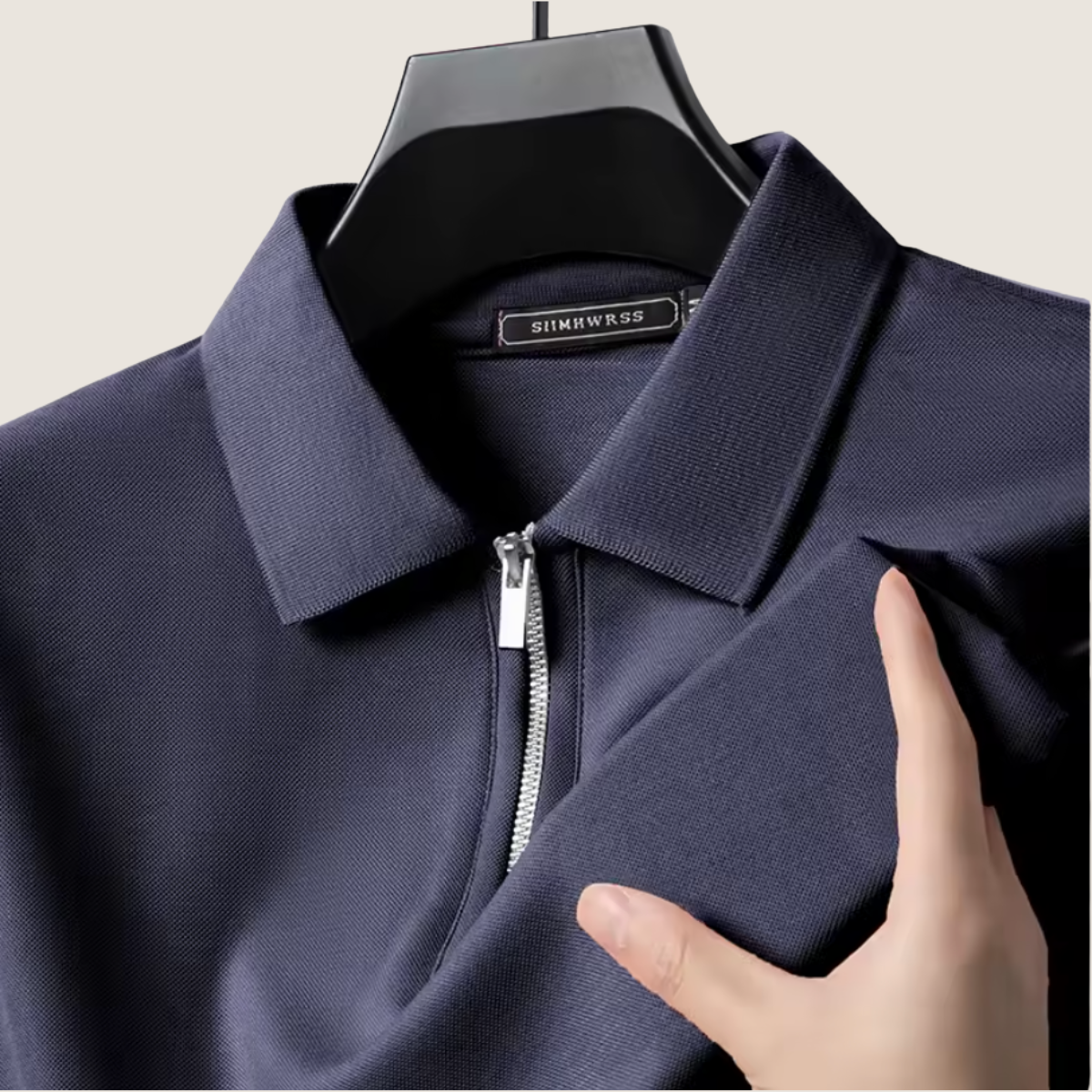 Jetta – Polo pour Homme avec Fermeture Éclair – Style Moderne & Confort Léger