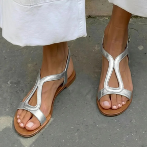 Ludovica™ | Sandales Plates Élégantes d’Été