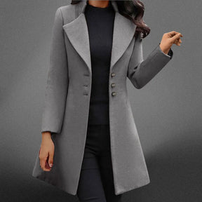 Manteau Long en Laine Italienne Homme Déperlant