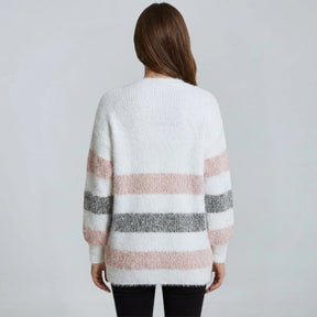 Jetta™ | Pull Col V Rayé Douce™
