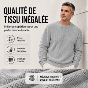 Pull à col rond et à manches longues