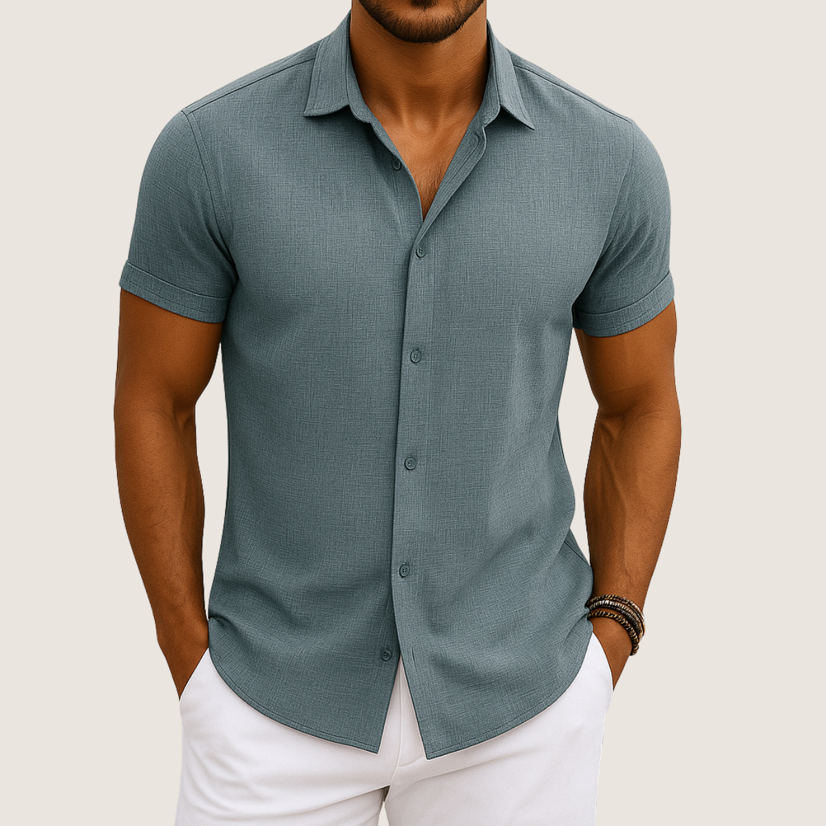 Jetta Chemise Lin & Coton – Coupe Ample et Confort Estival