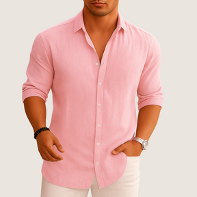 Jetta Chemise Lin & Coton – Élégance Décontractée Automne