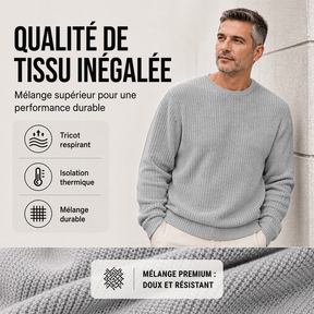 Pull Col Rond Femme Manches Longues Maille