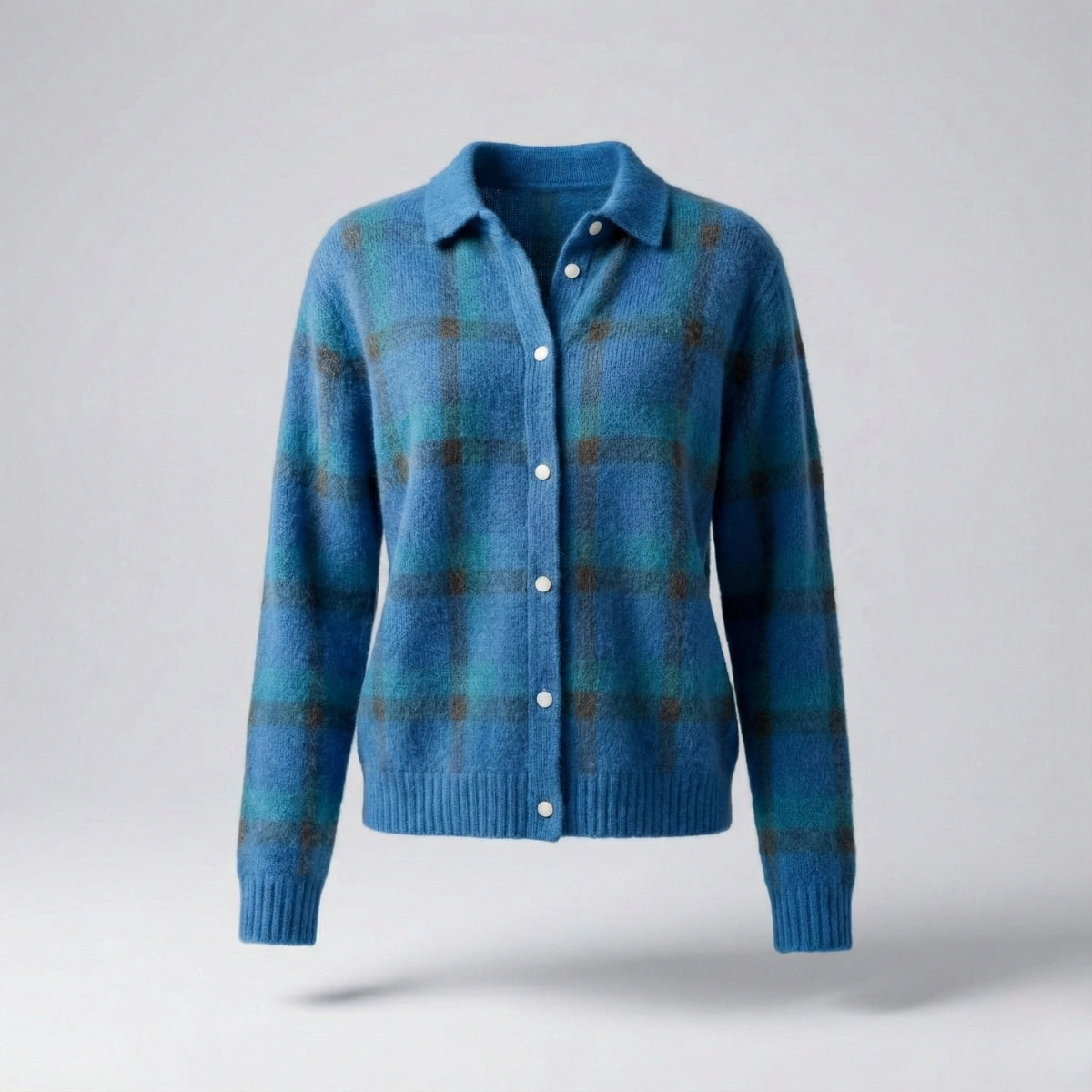 Jetta™ | Cardigan Rétro Check
