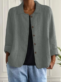 Veste Casual Femme à Boutons