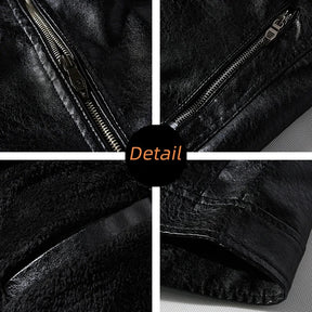 RoadSpirit™ Veste en Cuir Homme