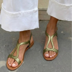 Ludovica™ | Sandales Plates Élégantes d’Été
