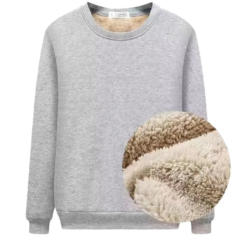 ThermoWarm™ – Sweat Thermique Polaire Épaisse Chaud, Confortable & Élégant