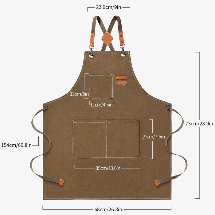 Jetta Tablier de travail en toile Stoneguard