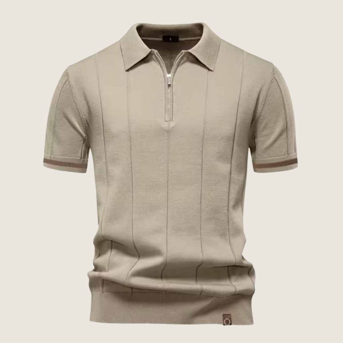 Jetta – Polo Slim Fit pour Homme avec Fermeture Éclair – Style Minimaliste et Confort pour Toutes les Occasions