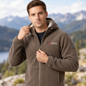Veste à capuche pour hommes Nordwell™ – Veste sweat à capuche d'hiver brodée