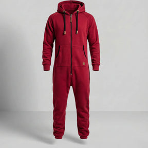 Jetta Combinaison à capuche zippée en polaire cosy