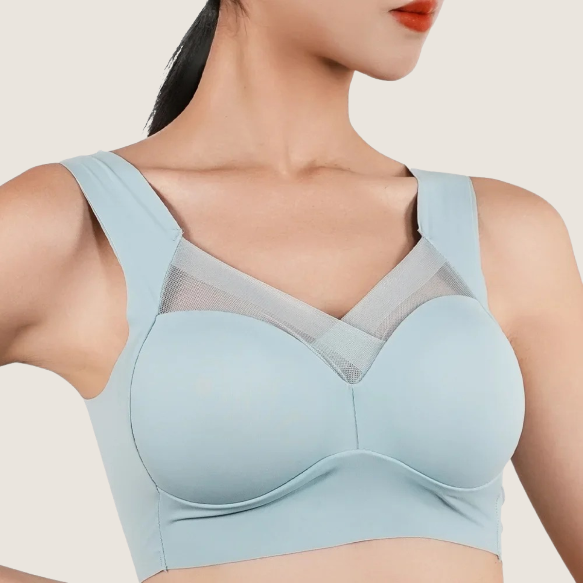Soutien-gorge Anatomique Femme Ice Comfort – Sans Armature, Bretelles Larges et Maille Respirante
