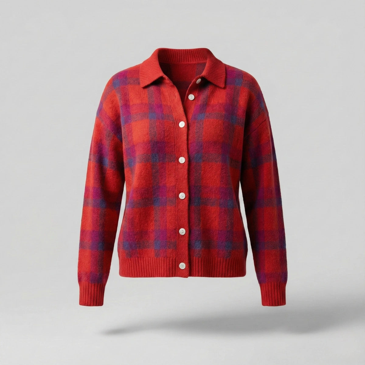 Jetta™ | Cardigan Rétro Check