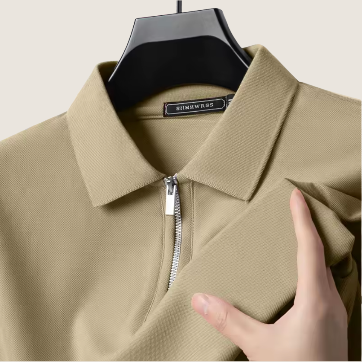 Jetta – Polo pour Homme avec Fermeture Éclair – Style Moderne & Confort Léger