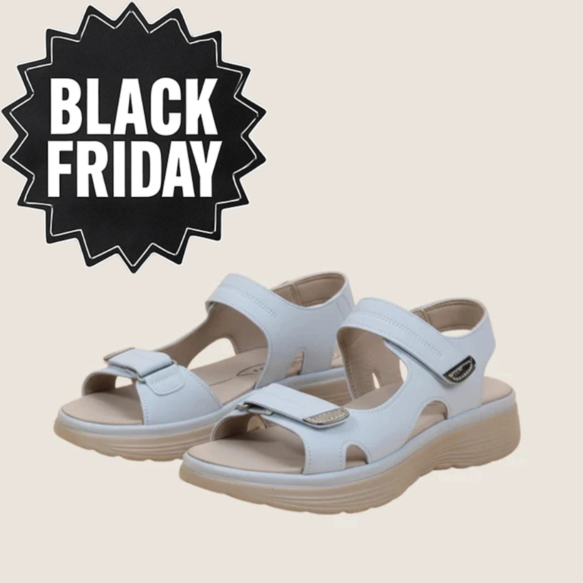 Jetta – Sandales Confortables pour Femmes avec Scratch ActiveStep™ - [BLACK FRIDAY] - [ACHETÉZ 1, RECEVÉZ 2]