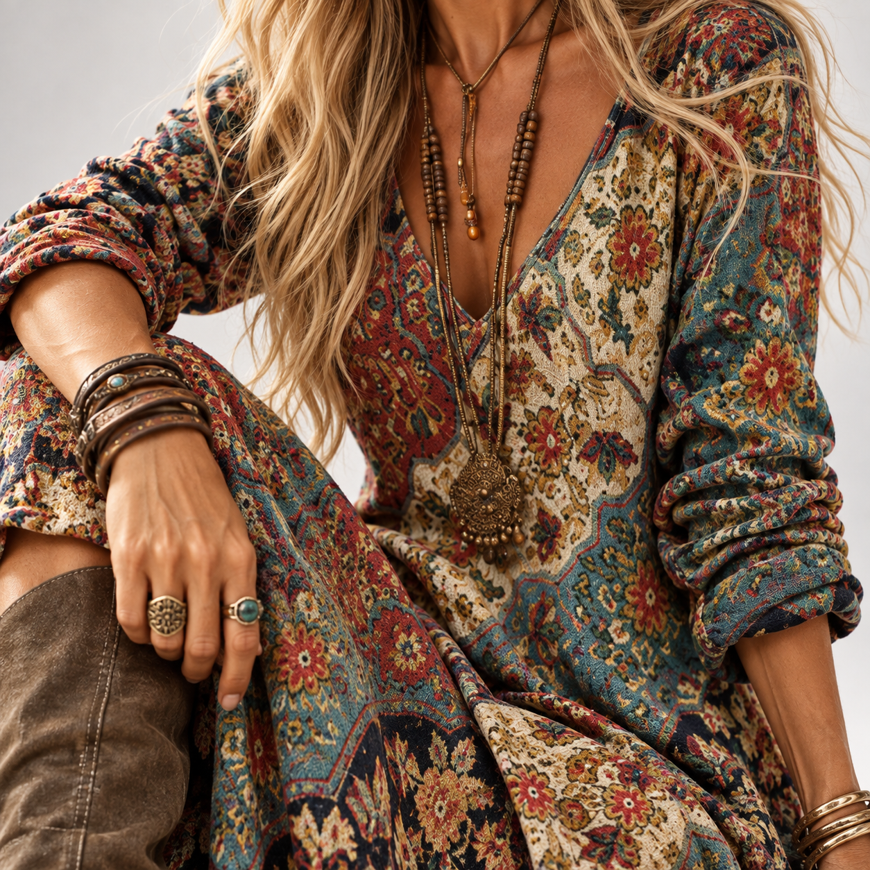 Robe Fluide Femme Coupe Décontractée