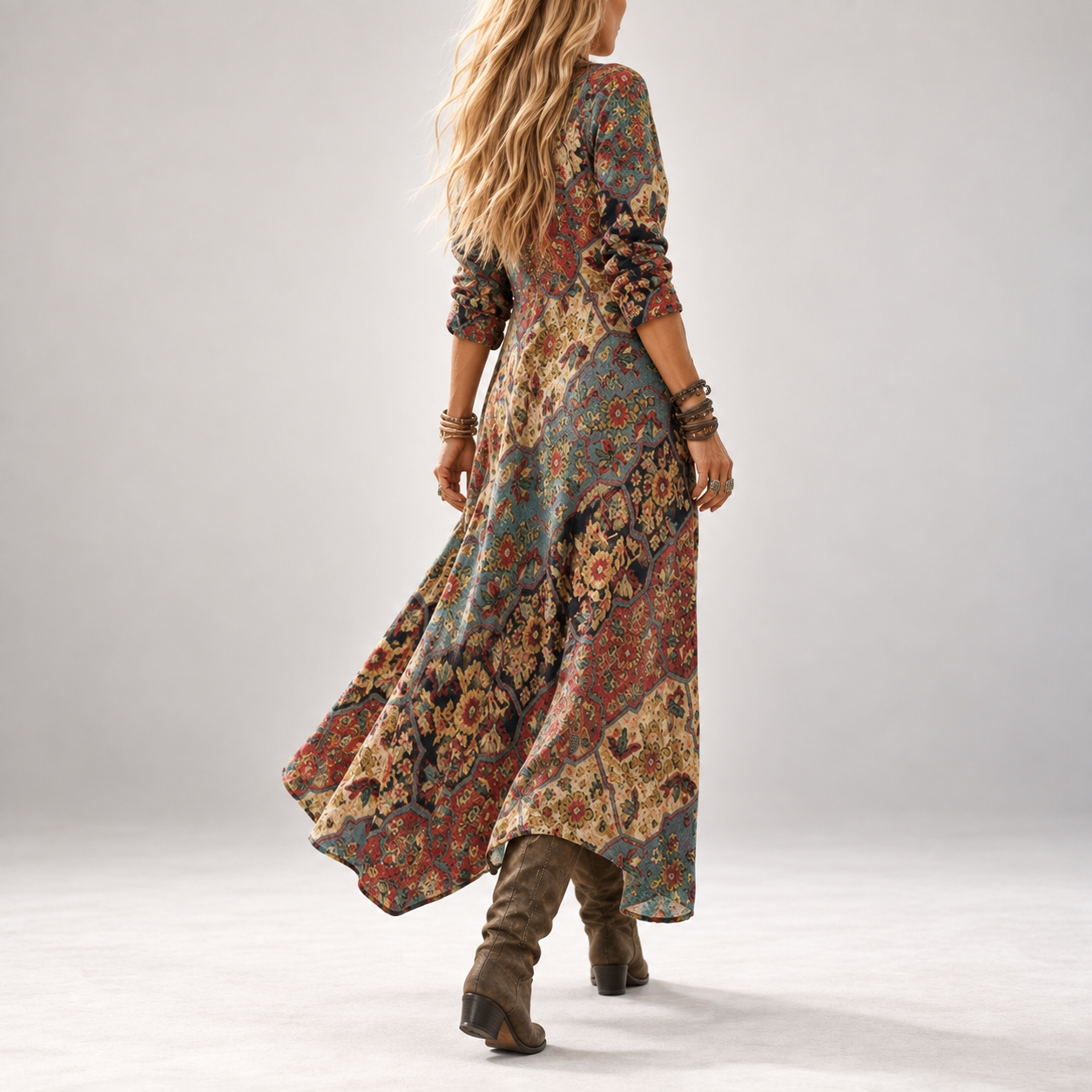 Robe Fluide Femme Coupe Décontractée