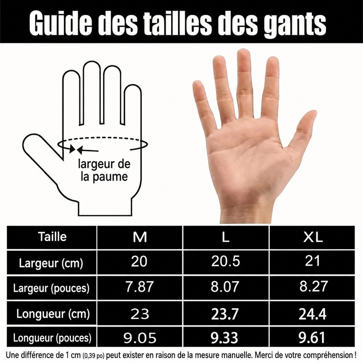 ThermoGrip™ – Gants Thermiques d’Hiver Chauds et Confortables